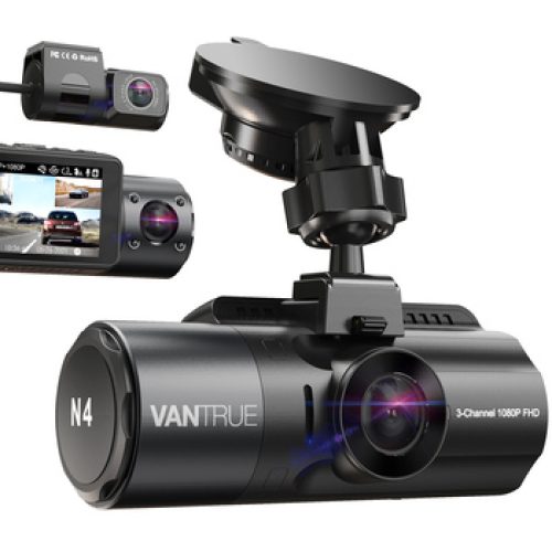 Vantrue N4ダッシュカム4 18k車のビデオレコーダーで3 1車dvr dashcam gps赤外線ナイトビジョン用のリアビューカメラトラック税